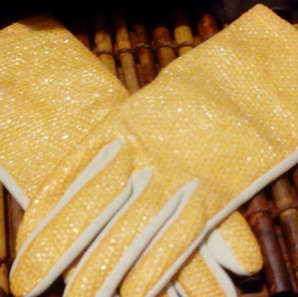 Lilly Dache two-tone gloves sz small