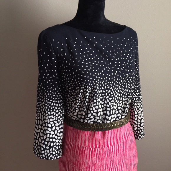 Ann Taylor Tops - Dark Blue Boat Neck Top