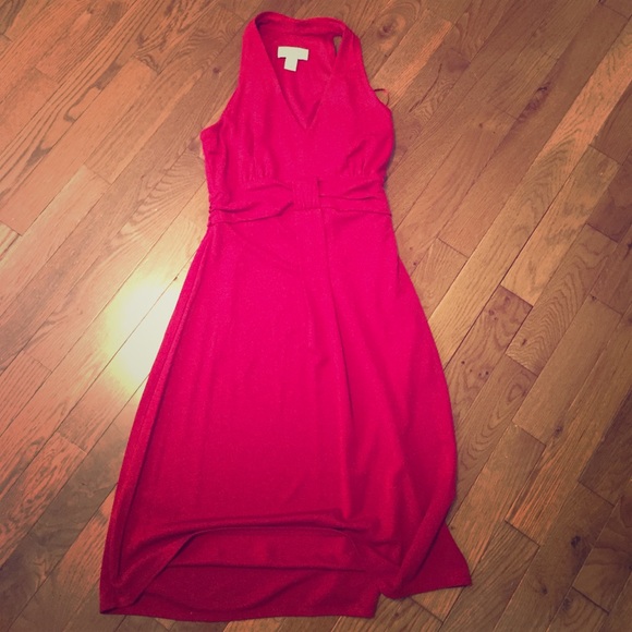 loft red dress 00P