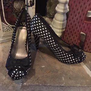 Fergalicious Polka Dot heels