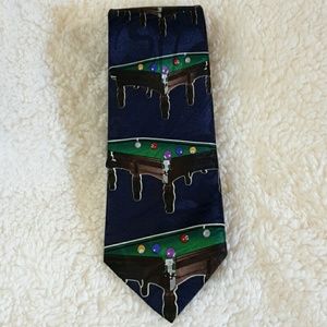 Fratello Men's Tie Billiard Table Design