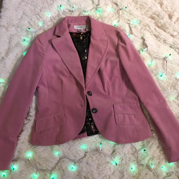 Nine West Corduroy Light Pink Jacket - Picture 1 of 4