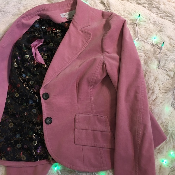 Nine West Corduroy Light Pink Jacket - Picture 4 of 4