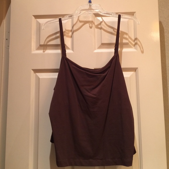 Brown tank top