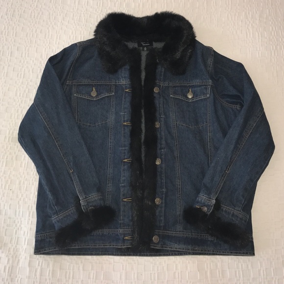 dennis basso denim jacket
