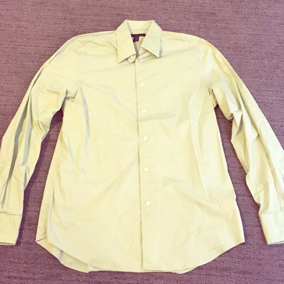 Men's Express Green Button up Size Medium - Picture 1 of 2