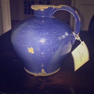 Blue Pottery Barn Summit Pitcher