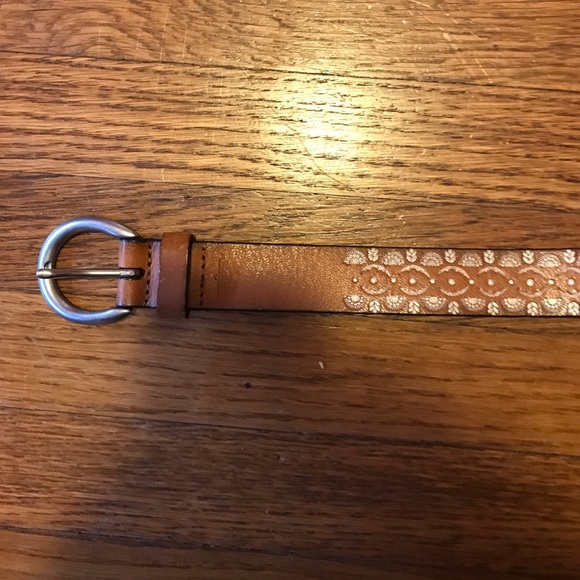 Abercrombie and Fitch Patterned Leather Belt