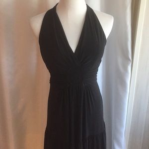Black maxi w/Crochet accent