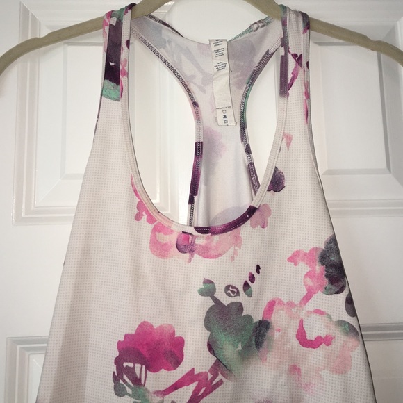 Floral Lululemon Workout Tank