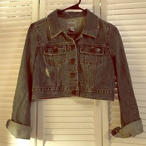 Old Navy Size Small Crop Jean Jacket