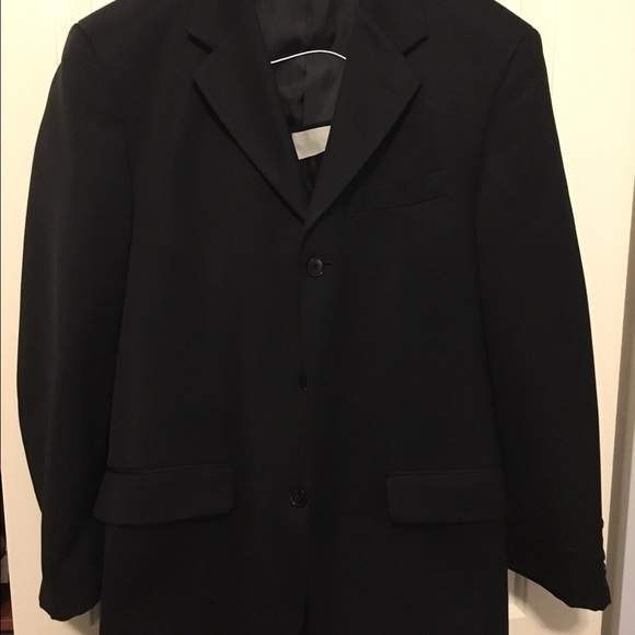 Jones New York 3-Button Black Suit