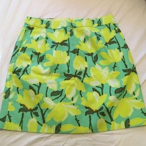 J Crew Floral Skirt