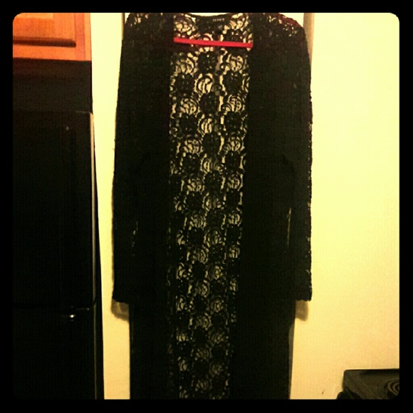 Long Lace Duster