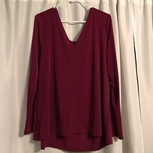 Maroon blouse
