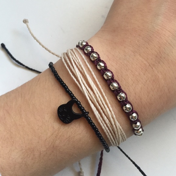 3 Pura Vida Bracelets (&sticker) - Limited Edition