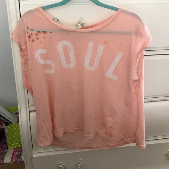 Distressed Soul Cycle brand t shirt