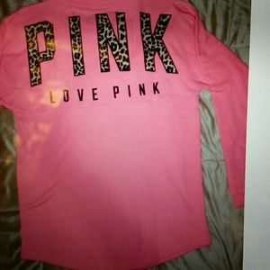 Pink Varsity Crew Cheetah Print