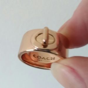 Coach ring authentic