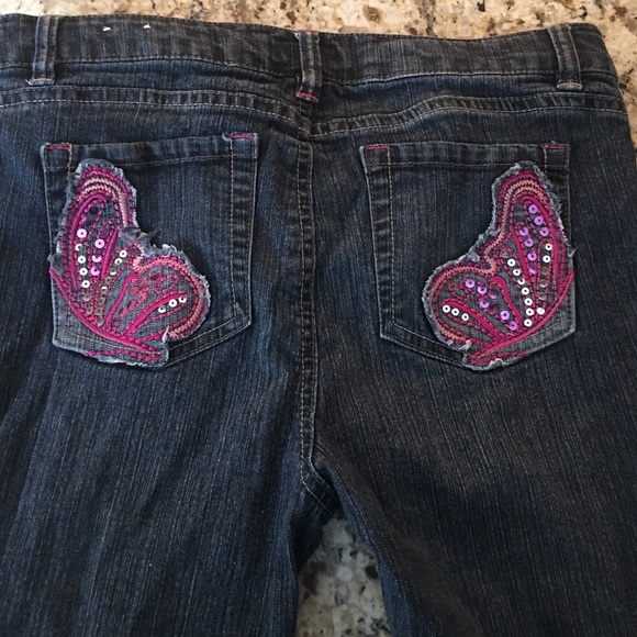 Girls denim Candies jeans.