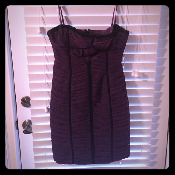 Bustier rouched strapless dress