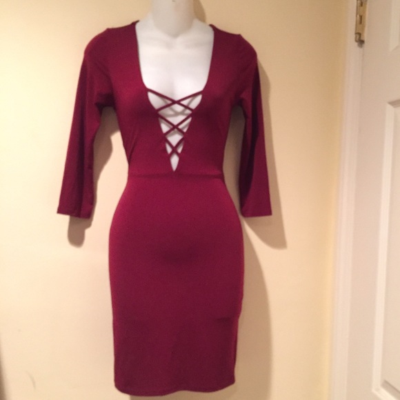 Burgundy tunic