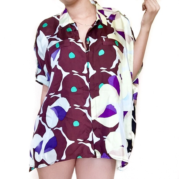Diane von Furstenberg Tops - • DVF • Oversized Button Down