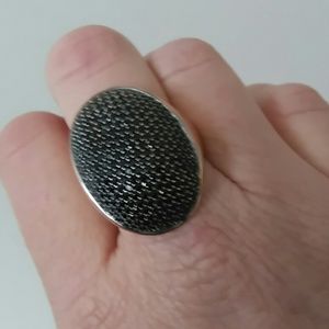 Lg Black Spinel ring