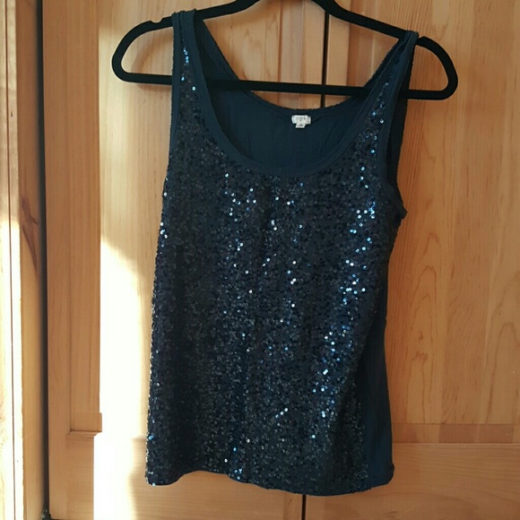 J crew sequin tanktop