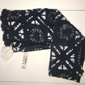 NWT Navy Madewell Scarf