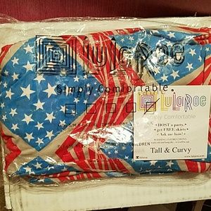 Lula Roe TC americana leggings BNWT