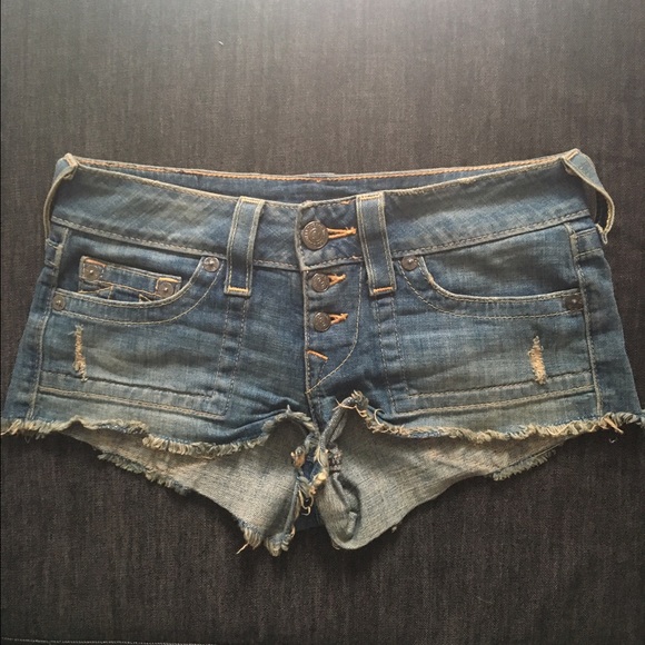 True Religion Low Rise Shorts