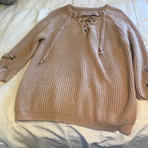 Tan long sleeve sweater