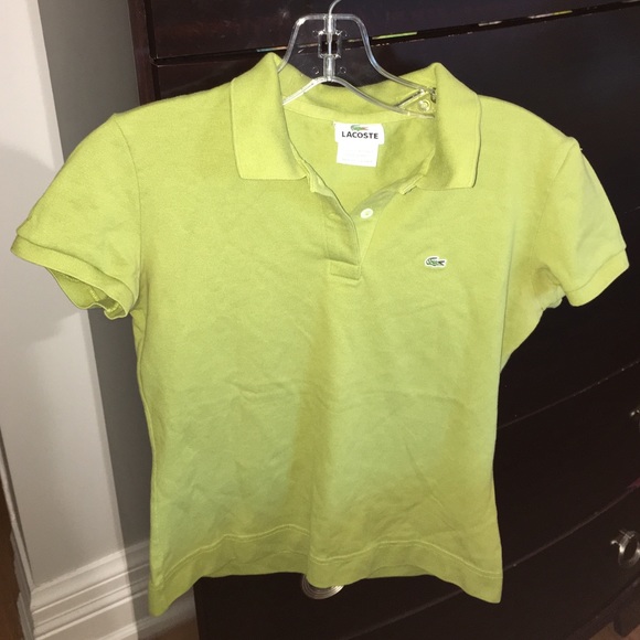Green Lacoste Polo! Size 40.
