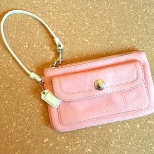 Coach Pink Wristlet