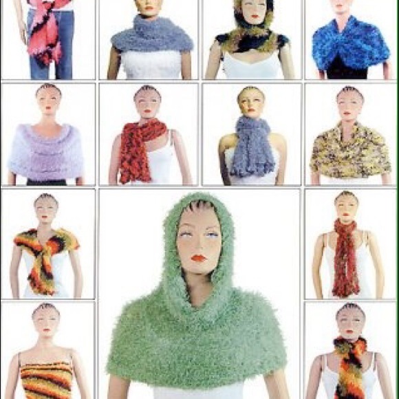 Fluffy red magic scarf