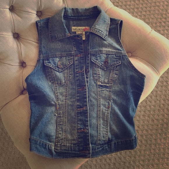 Denim Vest,  No stains or tears!
