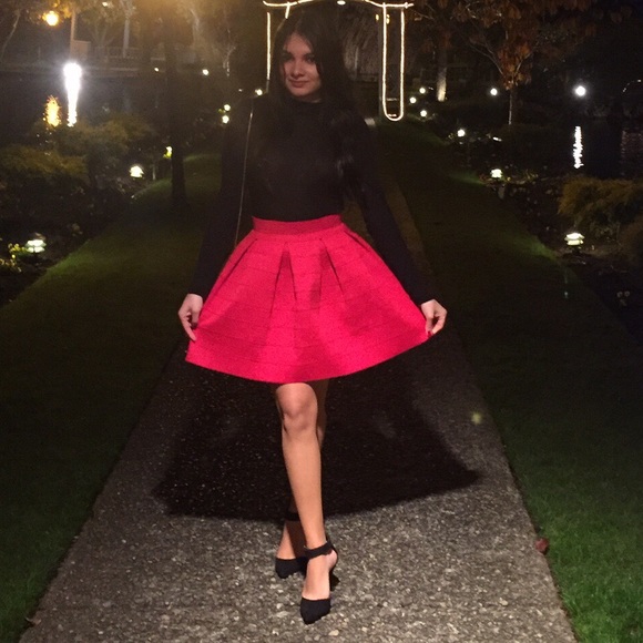 express flared skirt