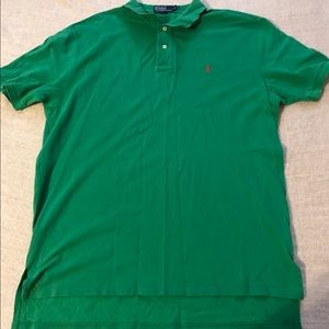 Kelly Green mens XXL polo shirt.