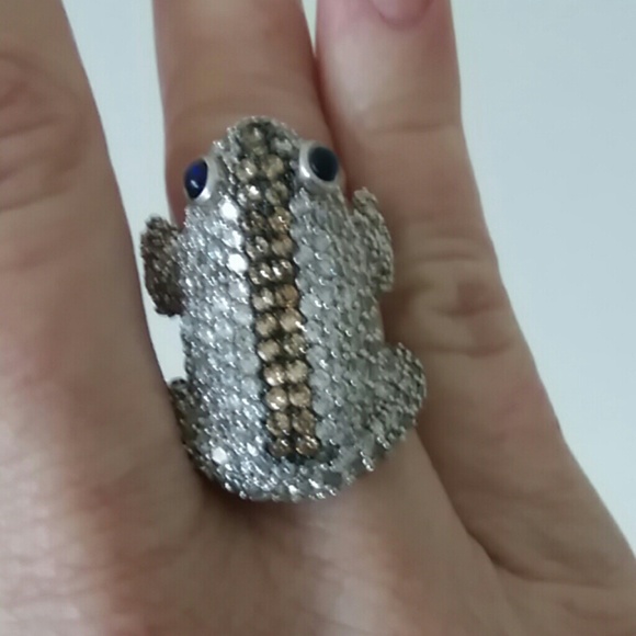 Pave Frog ring - Picture 4 of 4