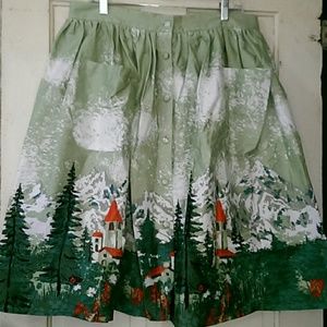 Lindy Bop Adalene Alpine Skirt 2x