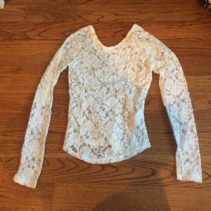 Lacey Hollister mesh Lacey top