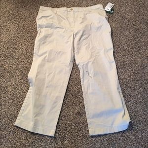 LL Bean Classic Fit Khakis Size 26 Plus