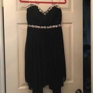 Navy blue Homecoming Dress