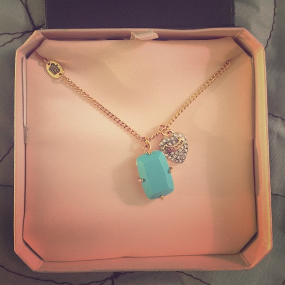 On the Rocks Turquoise Juicy Couture Necklace NWT