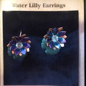 Phx Art Museum Monet Water Lily Earrings