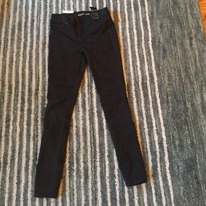 Express mid-rise denim leggings