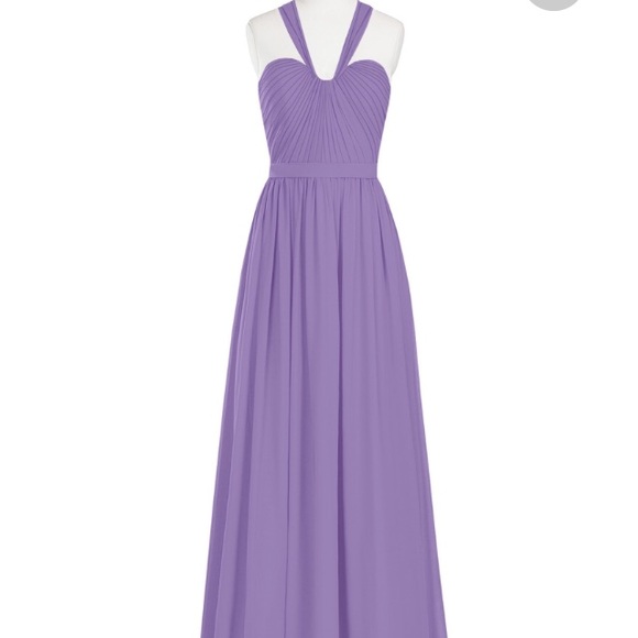 purple Tahiti azazie bridesmaid dress - worn once