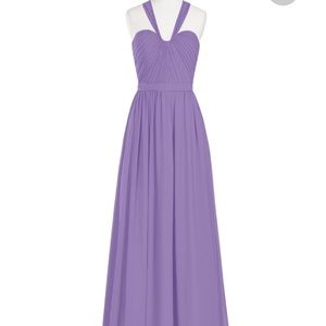 purple Tahiti azazie bridesmaid dress - worn once