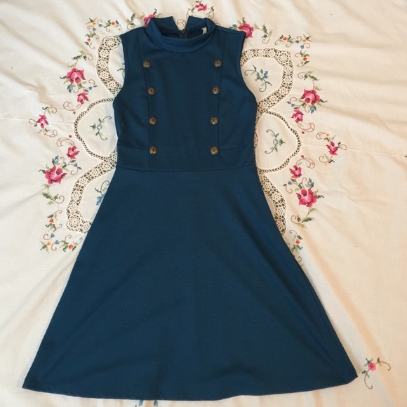 Sweet, Teal Dress, Size Medium